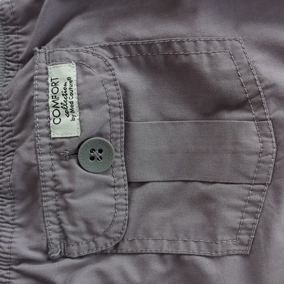 Comfort Collection by Med Couture Nursing Scrub Cargo Pants XS Grey - Picture 9 of 16